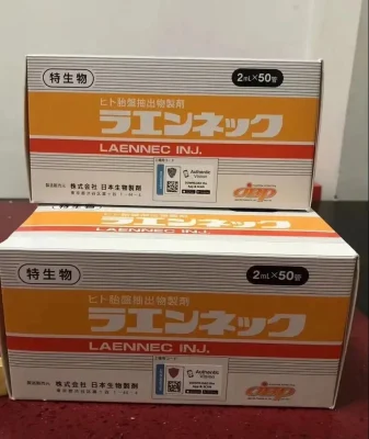 Japão Produtos Laennec Placenta Injeção (50 ampolas X 2ml) Beleza e Cuidados com a Pele Anti