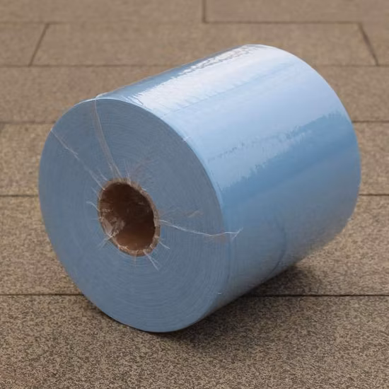 Toalhetes descartáveis ​​para limpeza de óleo para uso industrial em rolo de papel para salas limpas