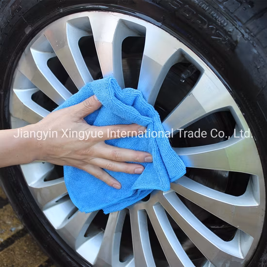Pano de limpeza limpo de microfibra 200GSM 40 * 40cm para cuidados domésticos com carros
